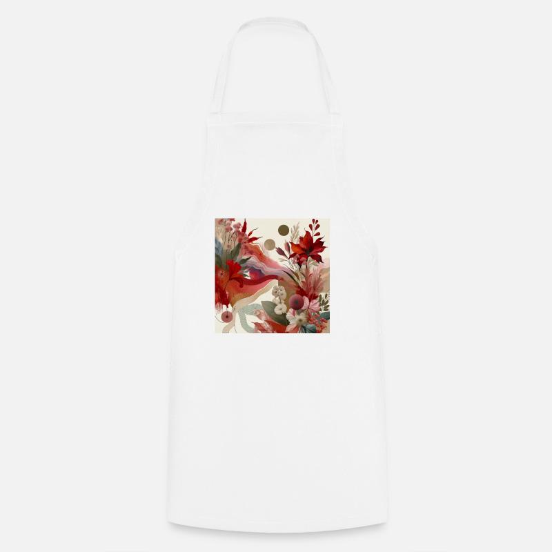Harmonie automnale colorée - Tablier de cuisine - blanc