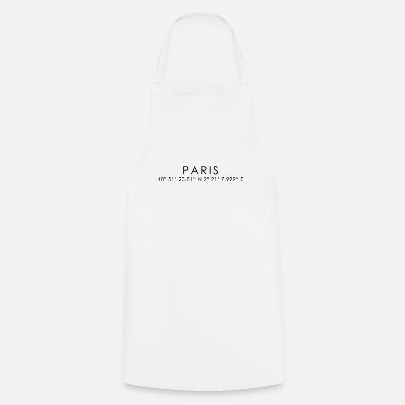 Paris - Cooking Apron - white