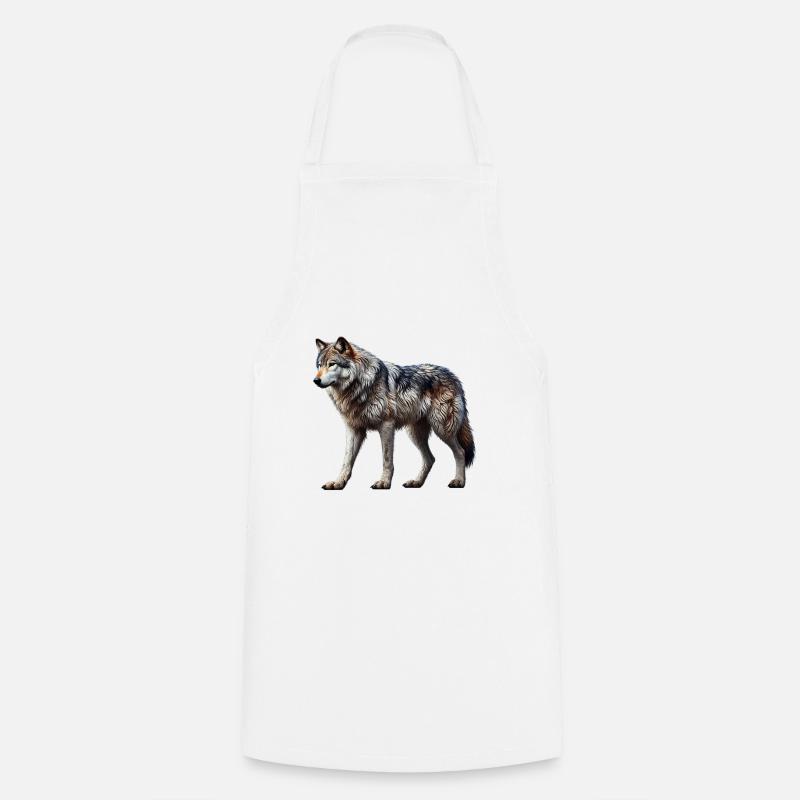 Loup - Tablier de cuisine - blanc