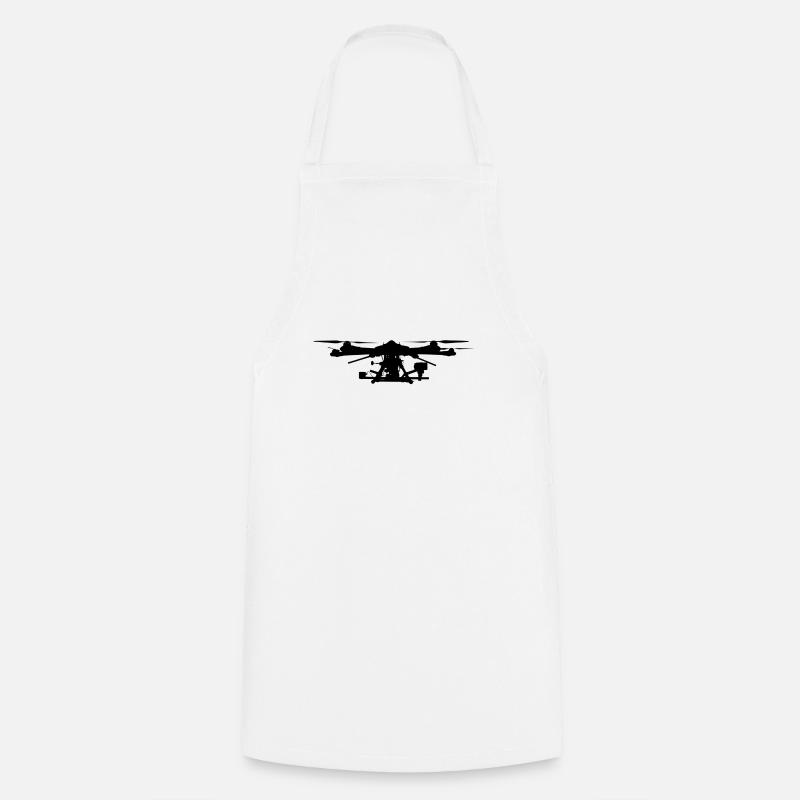 drone - Tablier de cuisine - blanc