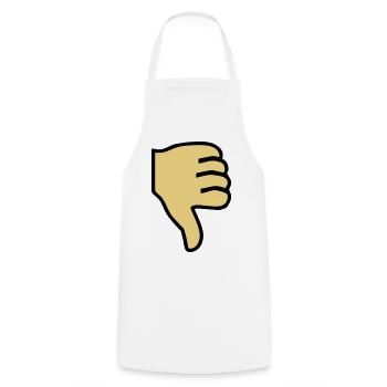 2541614 15419361 pouce - Tablier de cuisine - blanc - Devant - AI Model Male 185 dark (185cm)
