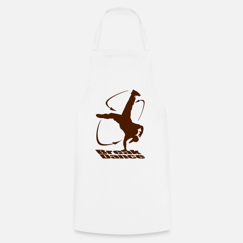 Breakdance moove - Tablier de cuisine - blanc
