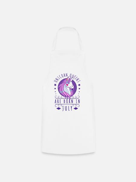 unicorn - Kochschürze - Weiß