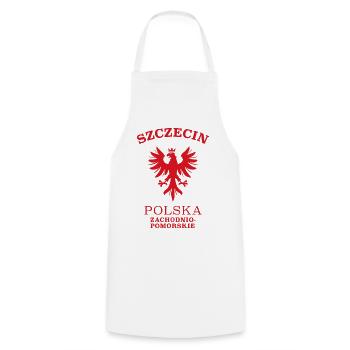 SZCZECIN Polen Polska Pologne - Tablier de cuisine - blanc - Devant - AI Model Male 185 dark (185cm)
