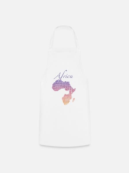 Africa - Kochschürze - Weiß
