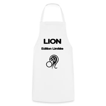 LION EDITION LIMITEE - Tablier de cuisine - blanc - Devant - AI Model Male 185 dark (185cm)