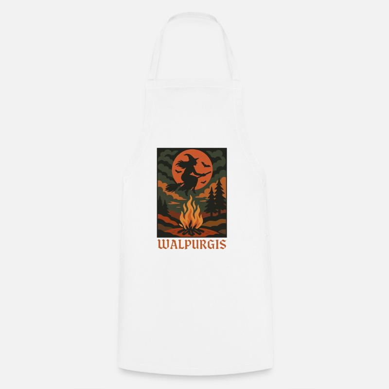 Walpurgis night - Cooking Apron - white