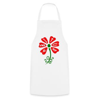 Abitur 2026 - Cooking Apron - white - Front - AI Model Male 185 dark (185cm)
