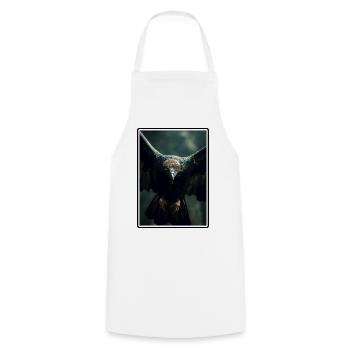Vautour - Tablier de cuisine - blanc - Devant - AI Model Male 185 dark (185cm)