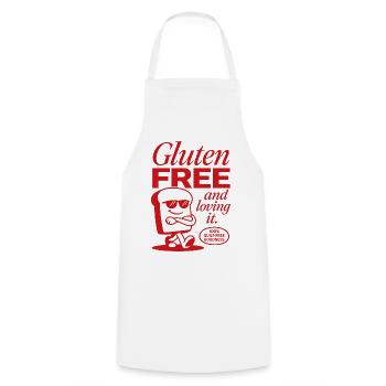 Gluten Free And Loving It Bread - Kochschürze - Weiß - Vorne - AI Model Male 185 dark (185cm)