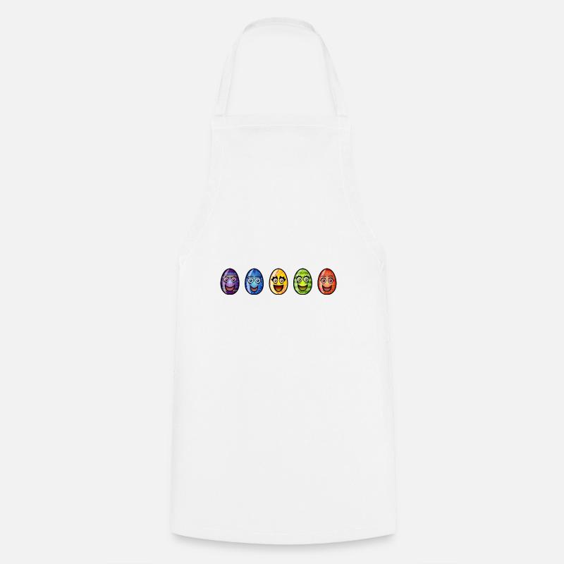 Œuf de Pâques - Tablier de cuisine - blanc