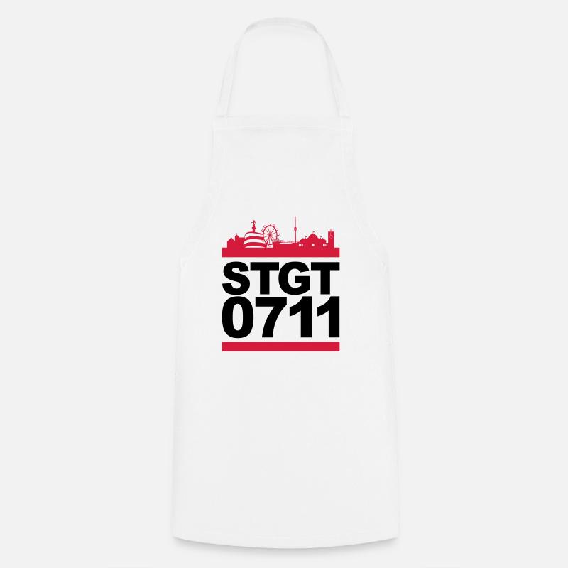 STGT 0711 - Kochschürze - Weiß