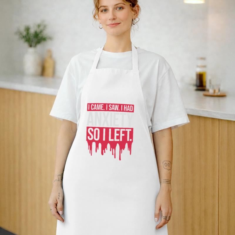 J’avais de l’anxiété en disant Tablier de cuisine