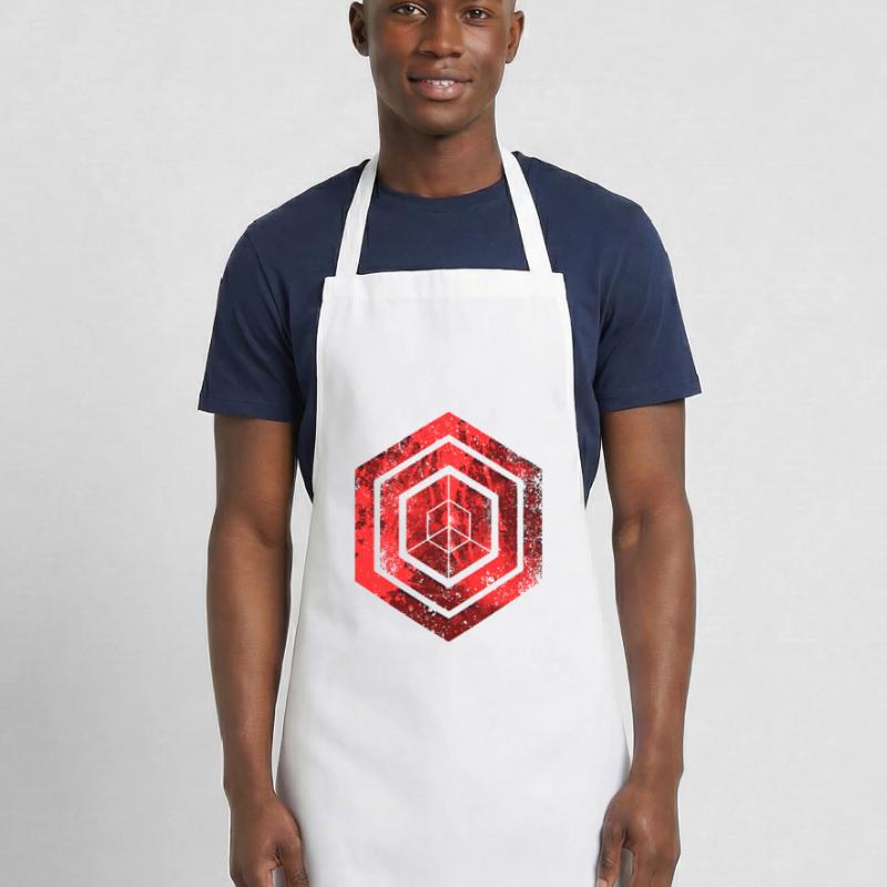 Codage géométrique du programmeur de programmation hexagonale Tablier de cuisine