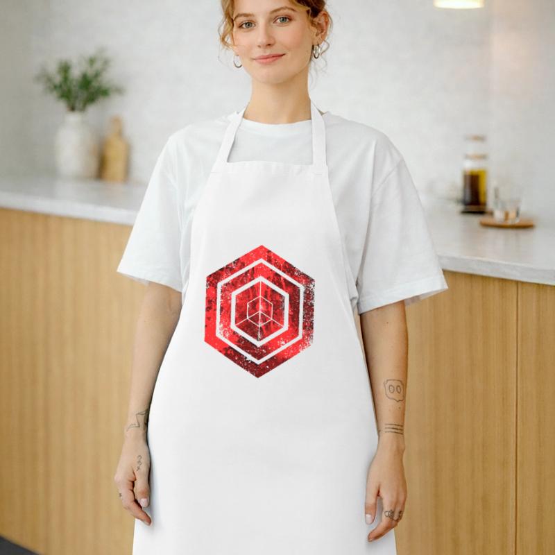 Codage géométrique du programmeur de programmation hexagonale Tablier de cuisine