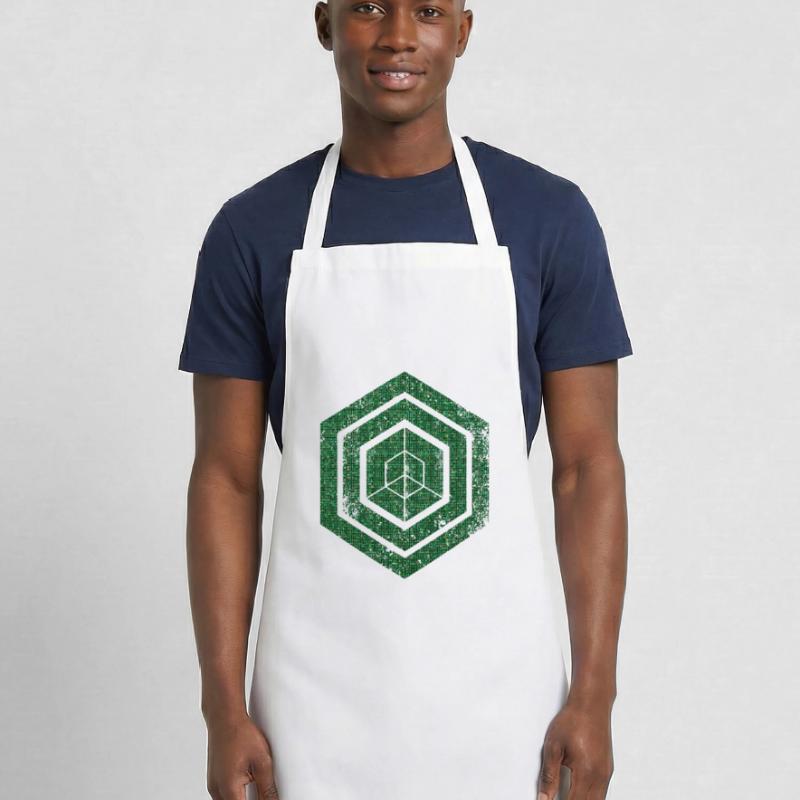 hexagon programming programmer coding geometric Cooking Apron