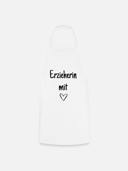 Abschiedsgeschenk - Kochschürze - Weiß
