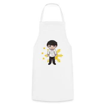 Philippinen Filipino Flagge Stolz I Geschenk - Kochschürze - Weiß - Vorne - AI Model Male 185 dark (185cm)