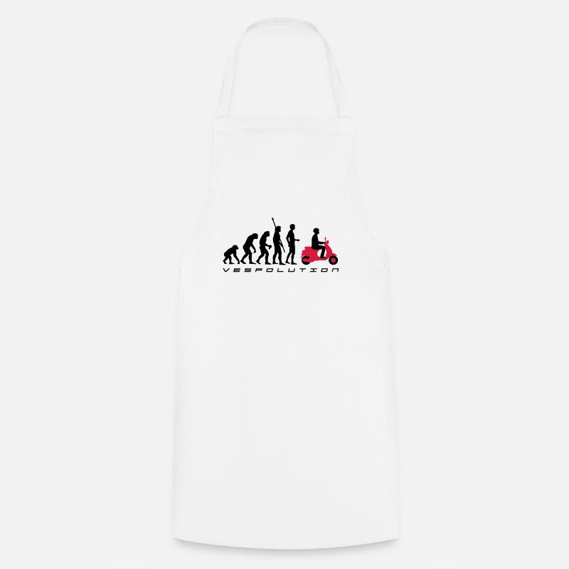 vespolution evolution__b_2c - Cooking Apron - white