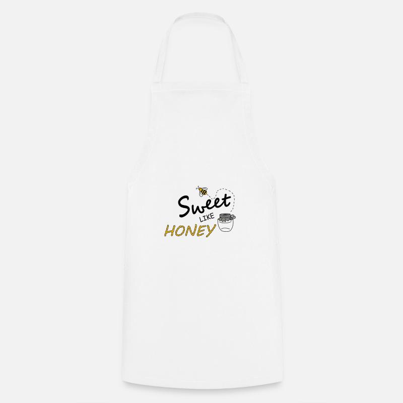 DOUX COMME LE MIEL - Tablier de cuisine - blanc