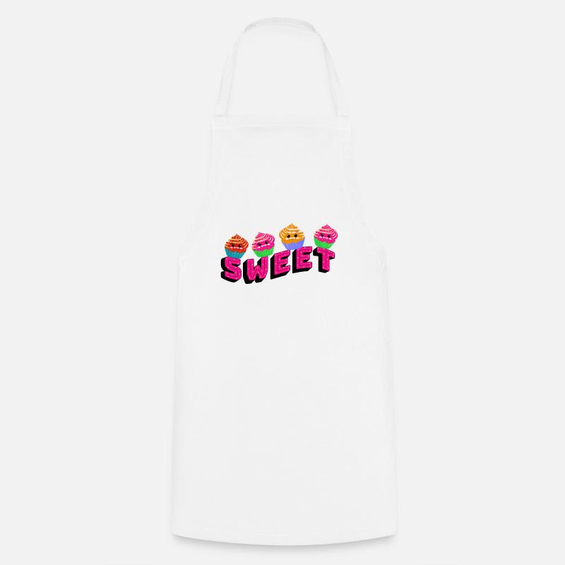Cute cupcakes - Cooking Apron - white