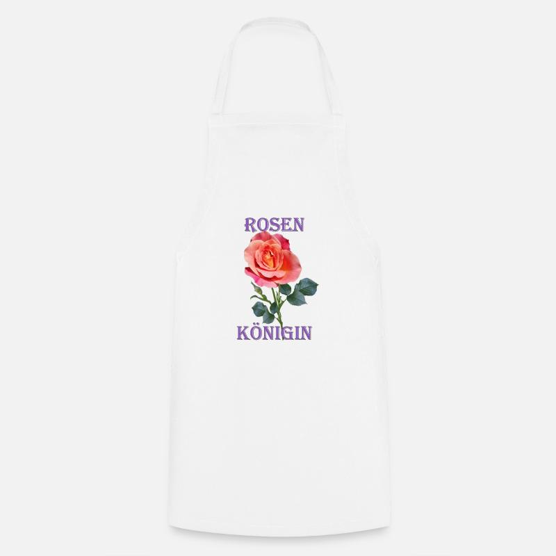 Rose - Cooking Apron - white