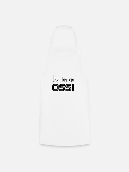 Ich bin ein OSSI - Kochschürze - Weiß