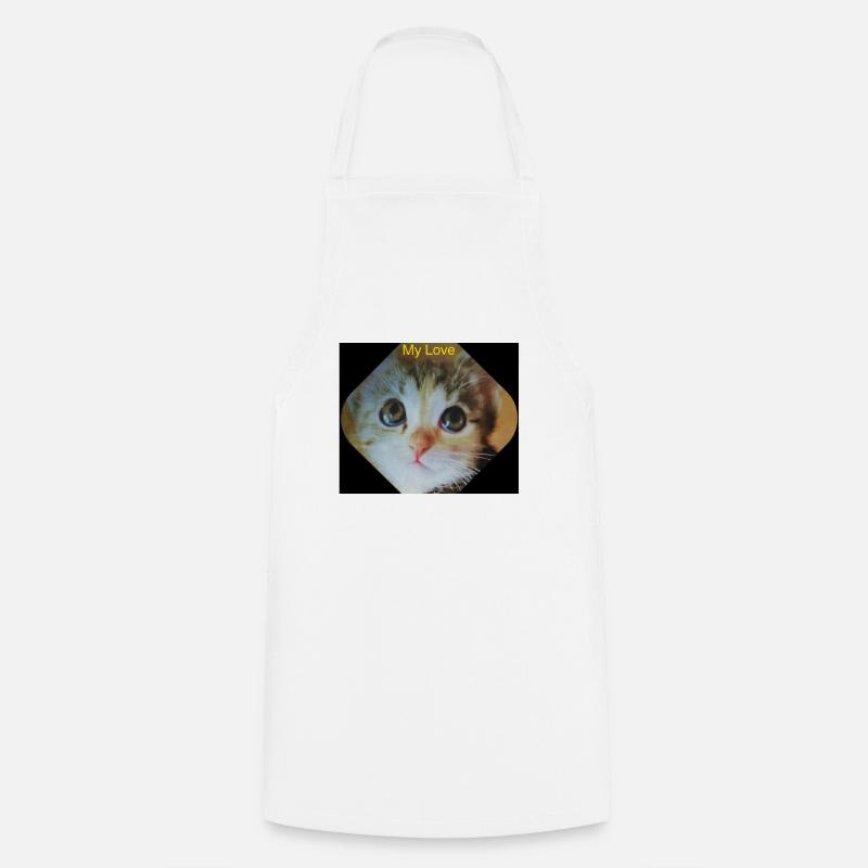 Mon design - Tablier de cuisine - blanc
