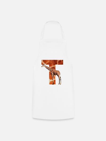 giraffe t - Kochschürze - Weiß