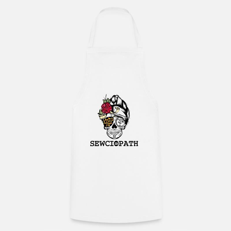 Sewciopath - Cooking Apron - white