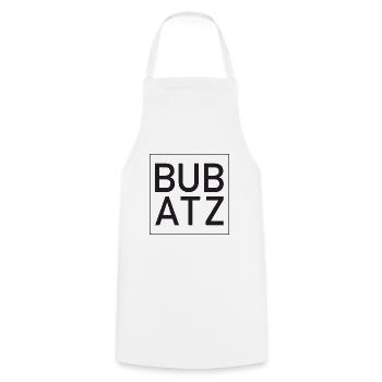 BUBATZ - Trendiges Minimalist Shirt - Kochschürze - Weiß - Vorne - AI Model Male 185 dark (185cm)