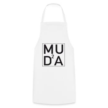 MUDA² - Witziges Muttertag-Shirt - Kochschürze - Weiß - Vorne - AI Model Male 185 dark (185cm)