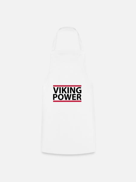 Viking Power - Kochschürze - Weiß