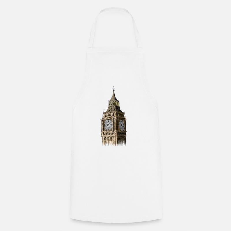 Big Ben - Kochschürze - Weiß