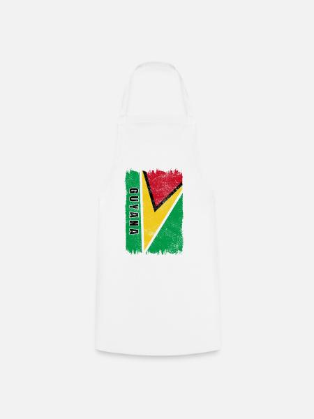 Guyana Flagge - Kochschürze - Weiß