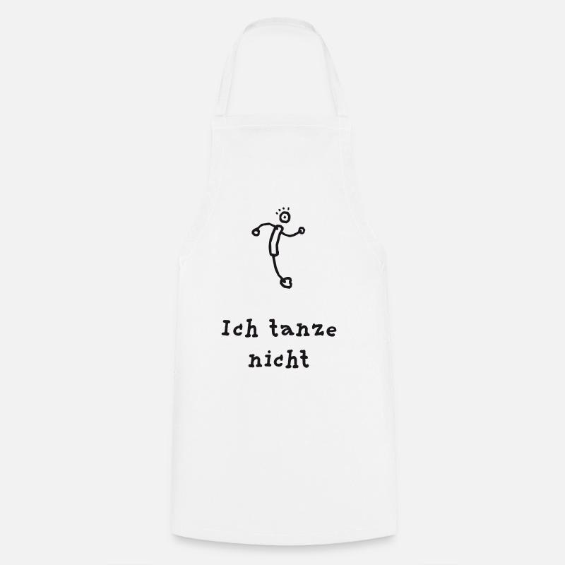 Ich_tanze_nicht - Tablier de cuisine - blanc