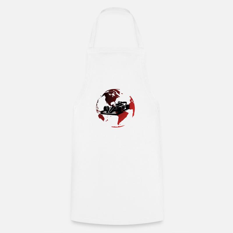 Globe Rouge For 1 - Tablier de cuisine - blanc