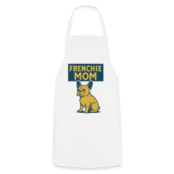 Frenchie Mom Bulldog Tee - Cooking Apron - white - Front - AI Model Male 185 dark (185cm)