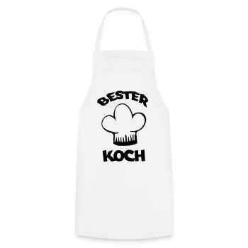 best chef - Cooking Apron - white - Front - AI Model Male 185 dark (185cm)