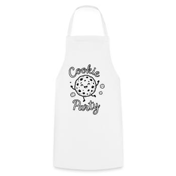 Cookies - Tablier de cuisine - blanc - Devant - AI Model Male 185 dark (185cm)