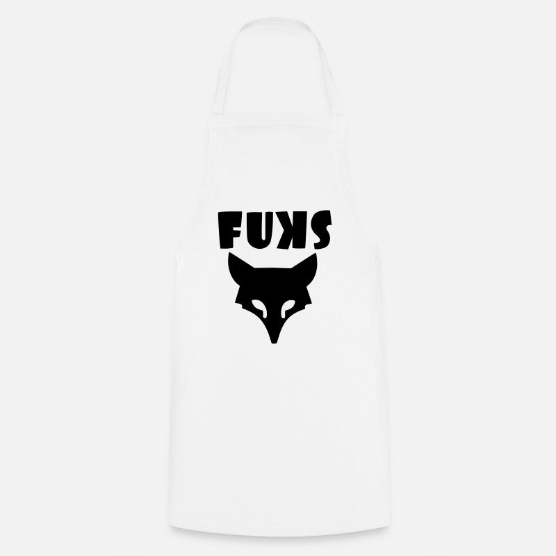 fuchs black label - Kochschürze - Weiß