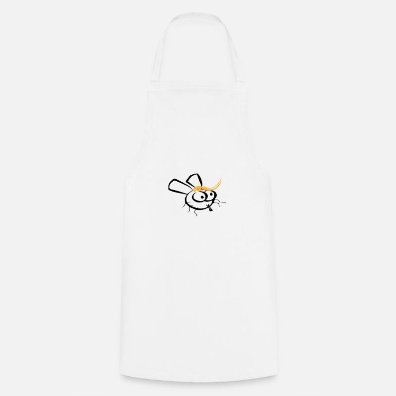 fly - Cooking Apron - white