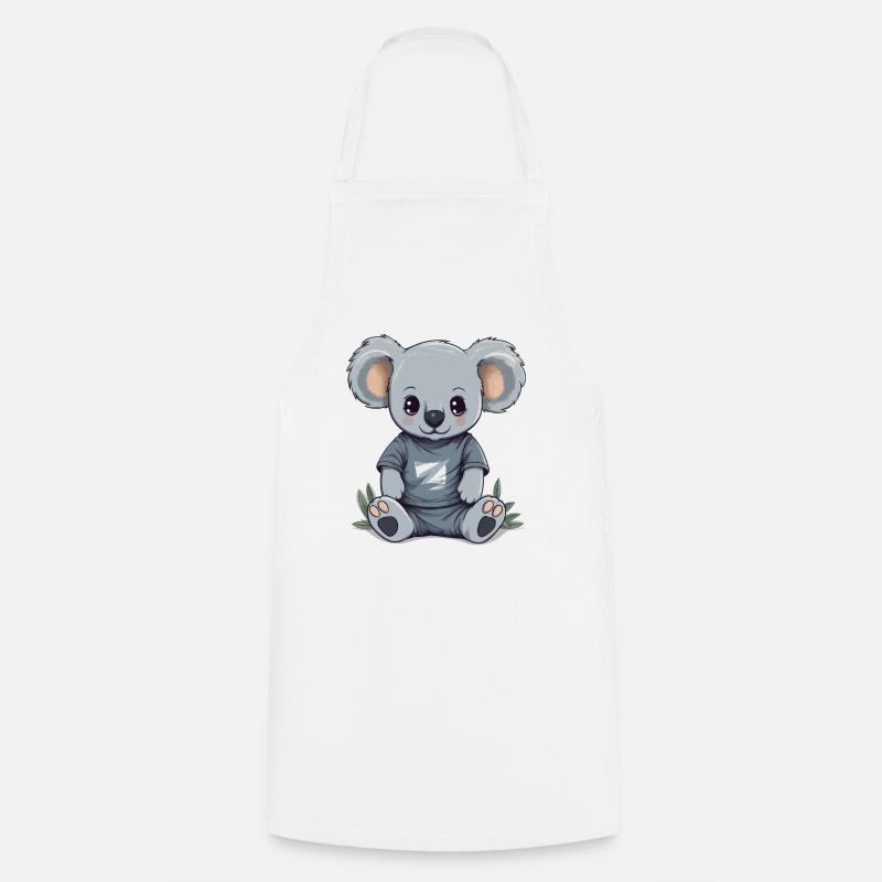 cute koala - Cooking Apron - white