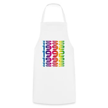Born in 1992 Birth Year Gift - Cooking Apron - white - Front - AI Model Male 185 dark (185cm)
