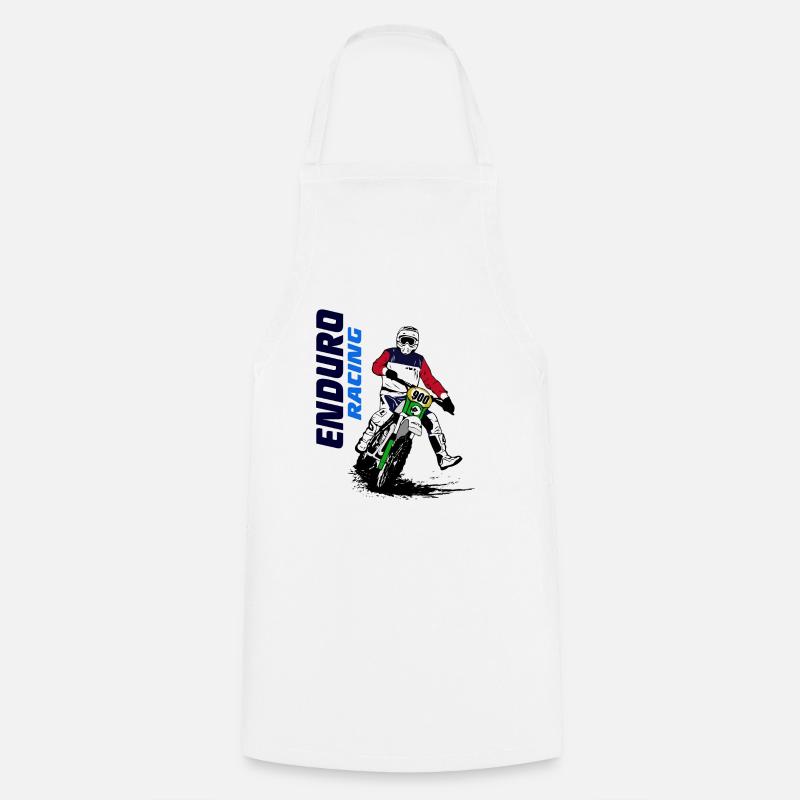 Enduro - Tablier de cuisine - blanc