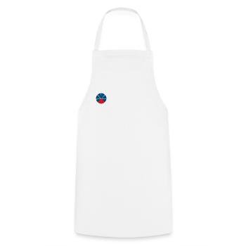 974 Ker Kreol - MAHAVELI Flag - Cooking Apron - white - Front - AI Model Male 185 dark (185cm)