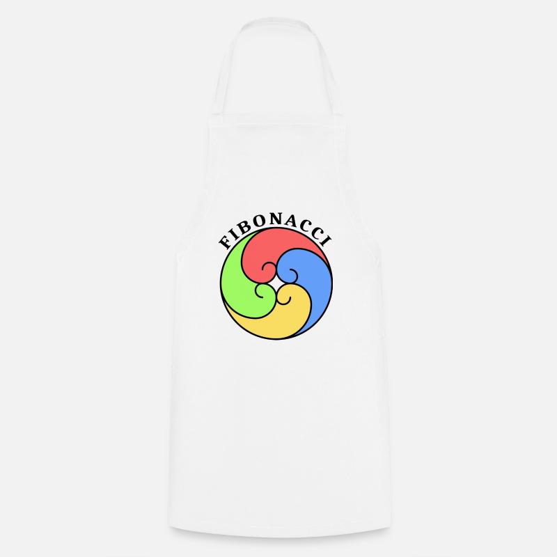 Fibonacci - Cooking Apron - white