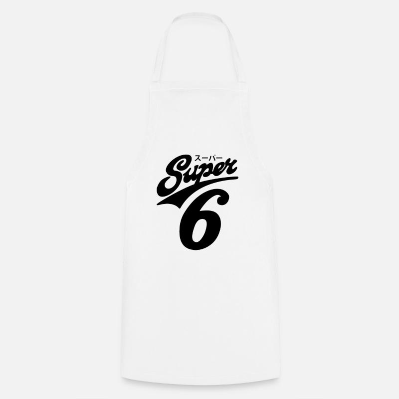 Super 6 - Tablier de cuisine - blanc
