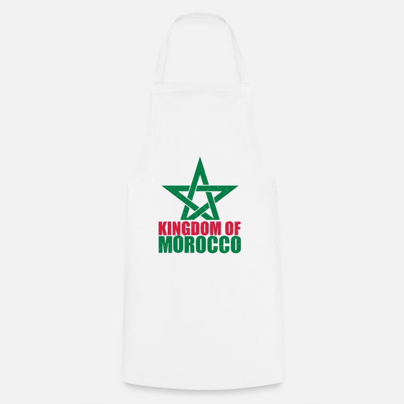 Royaume du Maroc - Tablier de cuisine - blanc