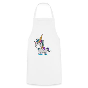 Licorne - Tablier de cuisine - blanc - Devant - AI Model Male 185 dark (185cm)